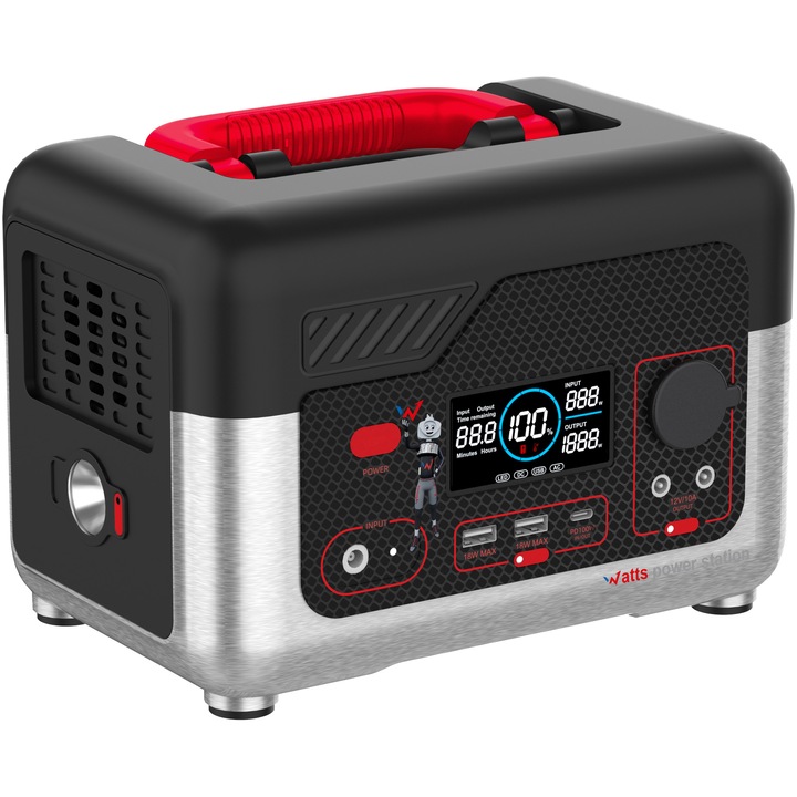 Мултифункционална преносима зарядна станция с батерия Wonder, 300W (макс. 600W)