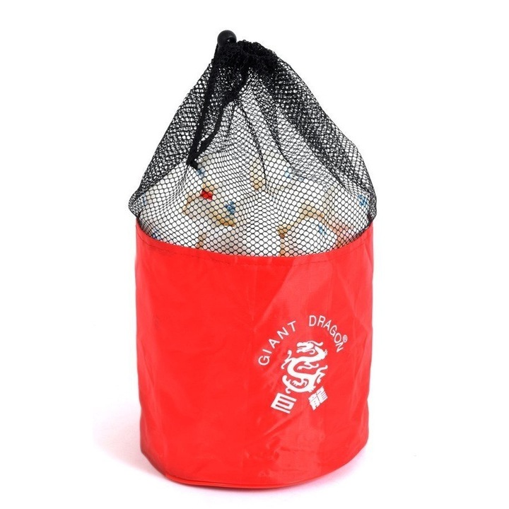 Set 144 mingi ping pong, Giant Dragon, 40 mm, Alb