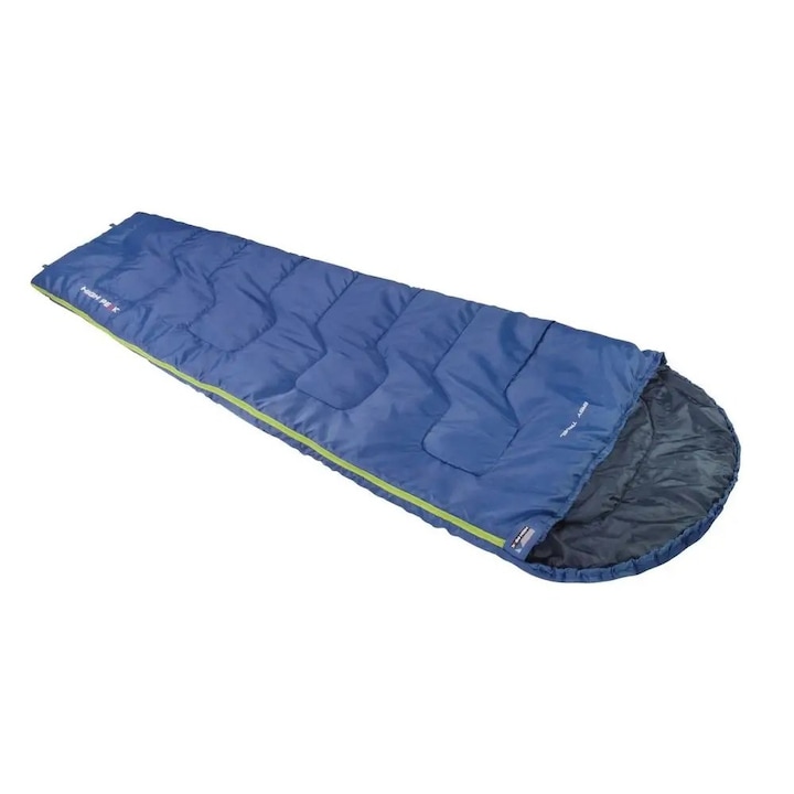 Sac de dormit, High Peak, Poliester, 220x80x50 cm, Albastru