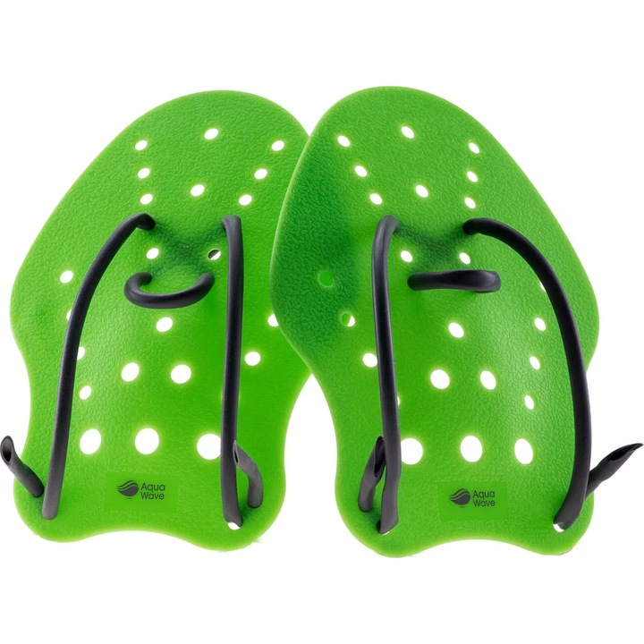 Inotatoare maini, Aquawave, Silicon, Verde, L