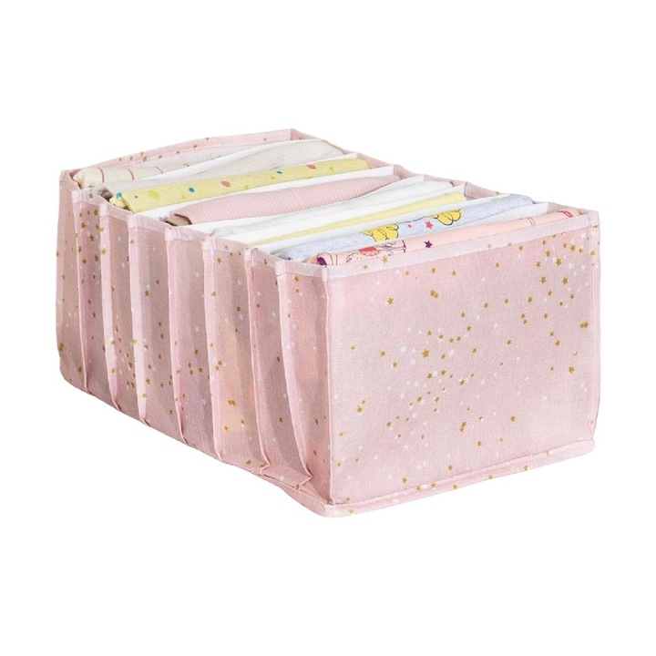 Органайзер за шкаф, Asir, Текстил, Многоцветен, 18x37x24см