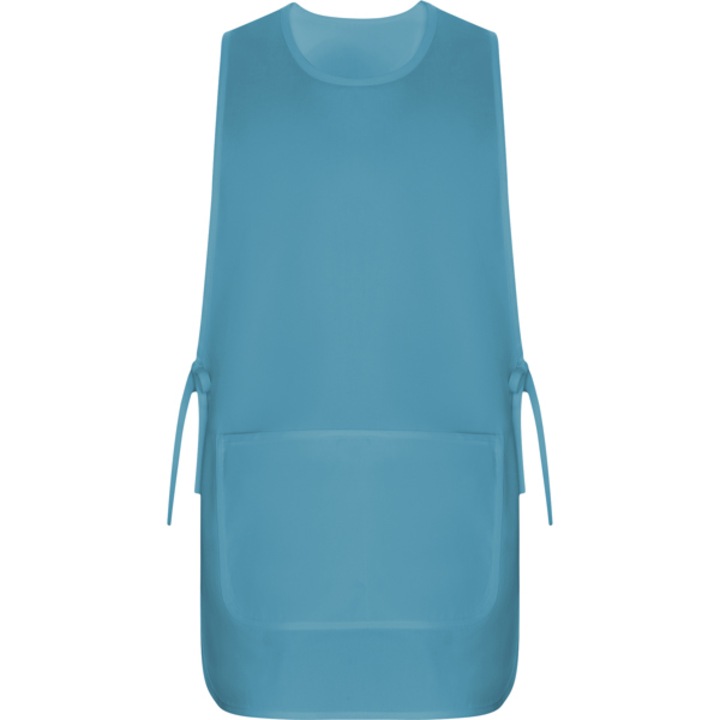 Sort dublu reversibil unisex, doua buzunare frontale, bretele laterale reglabile, albastru Dunare