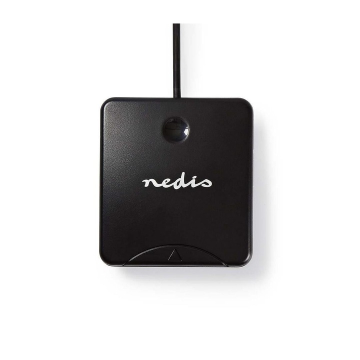 Cititor de carduri cu cip, inclusiv software, Nedis, 5V/0,5A/USB NE0094, Negru