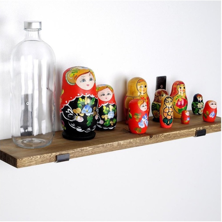 Asir falipolc, Fa, 16x60cm, Barna