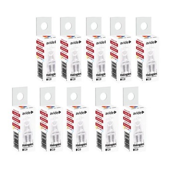 Set 10 Becuri Halogen G9 42W , lumina calda Set 10 Becuri Halogen G9 42W , lumina calda