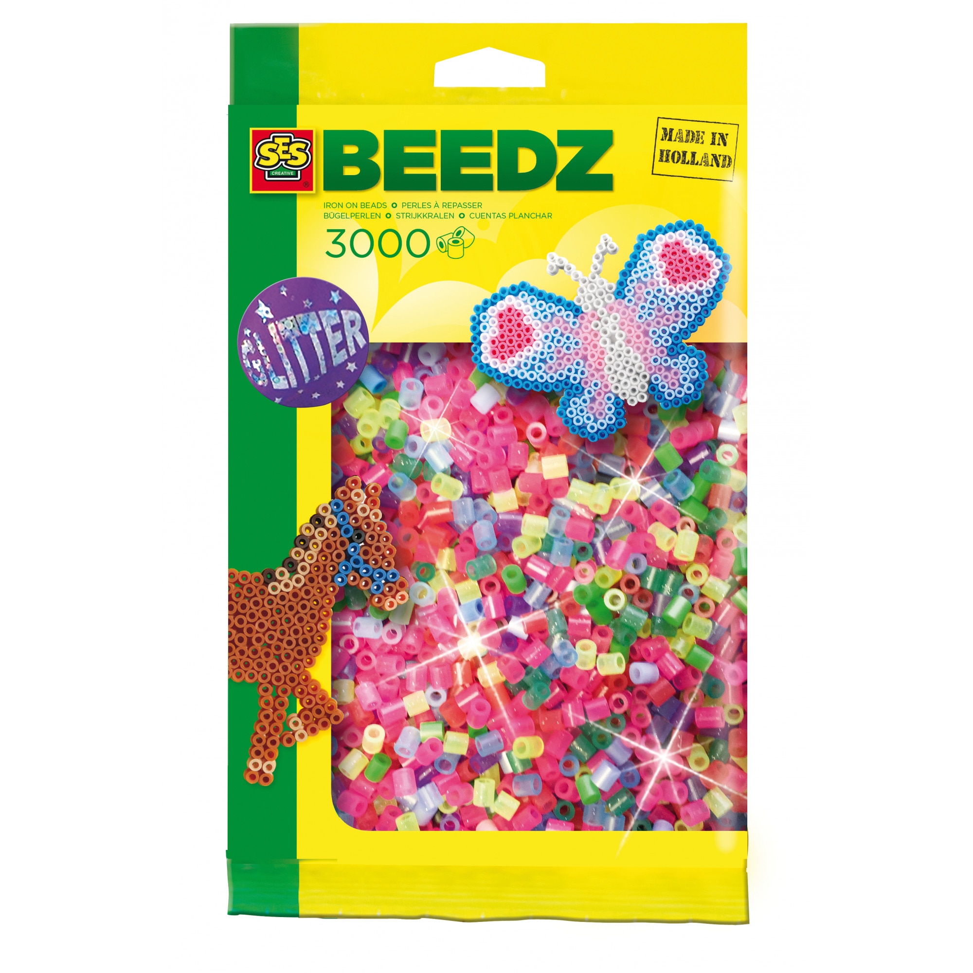 Set margele asortate - SES Beedz - culori luciose (3000 buc)