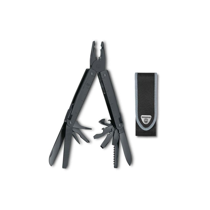 Unealta multifunctionala de buzunar Victorinox, 27 unelte, negru, 11,5 cm
