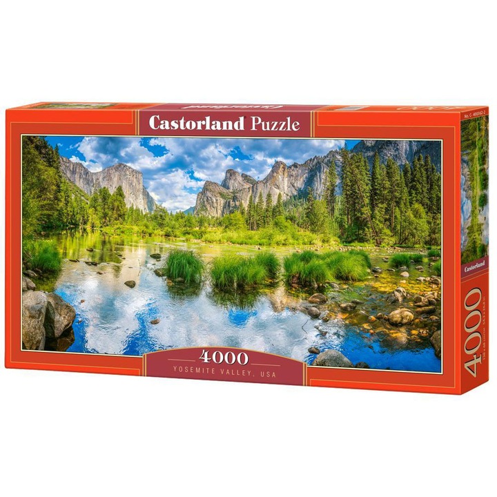 Пъзел Castorland - Yosemite valley, USA, 4000 части
