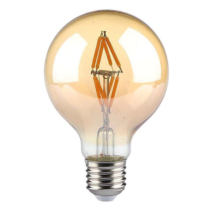 LED крушка, FILAMENT, G80, E27/4W/230V, 2200K