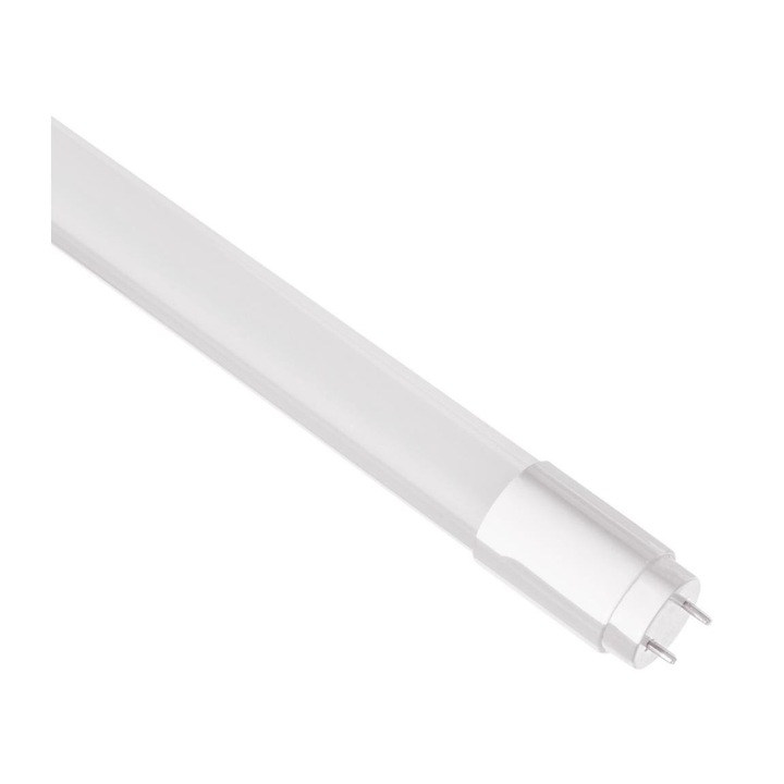 Tub fluorescent, Milagro, Plastic, G13, 9W, 230V, 4000K, Clasa F, 60 cm, Alb