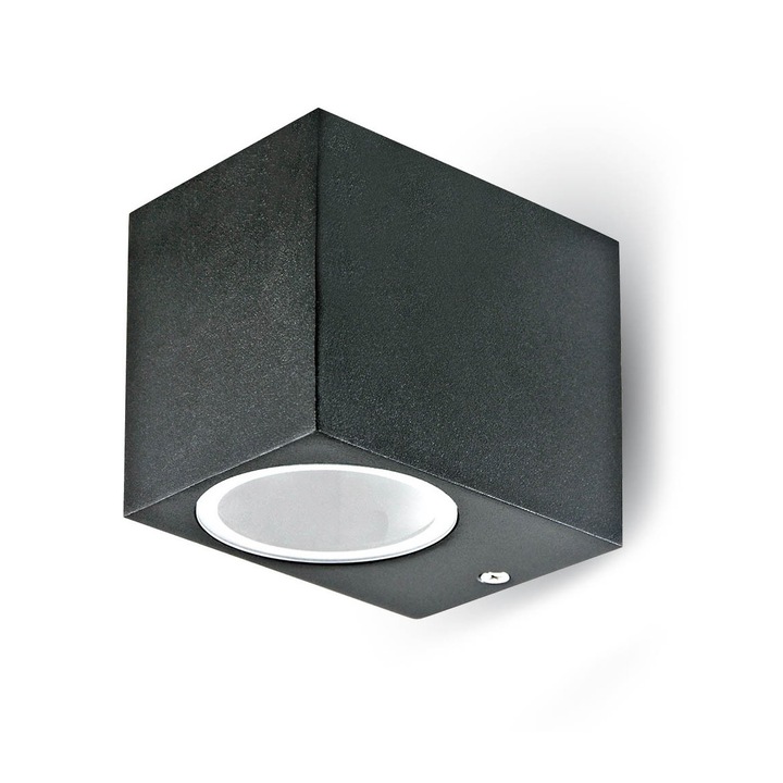 Aplica, V-Tac, Metal, 1xGU10, 35W, 230V, Negru