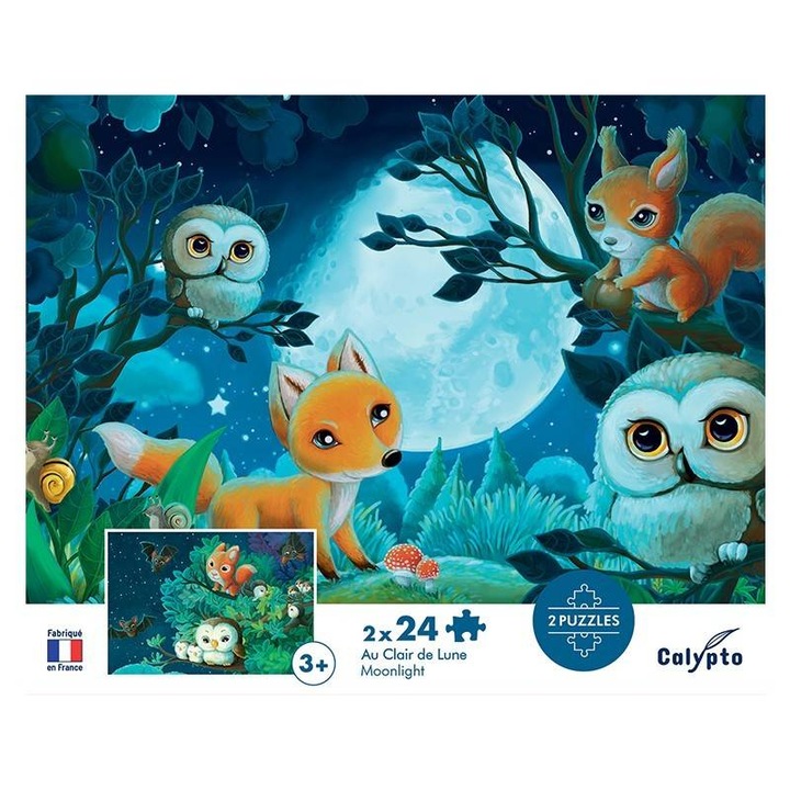Puzzle Noaptea 2x24 pcs