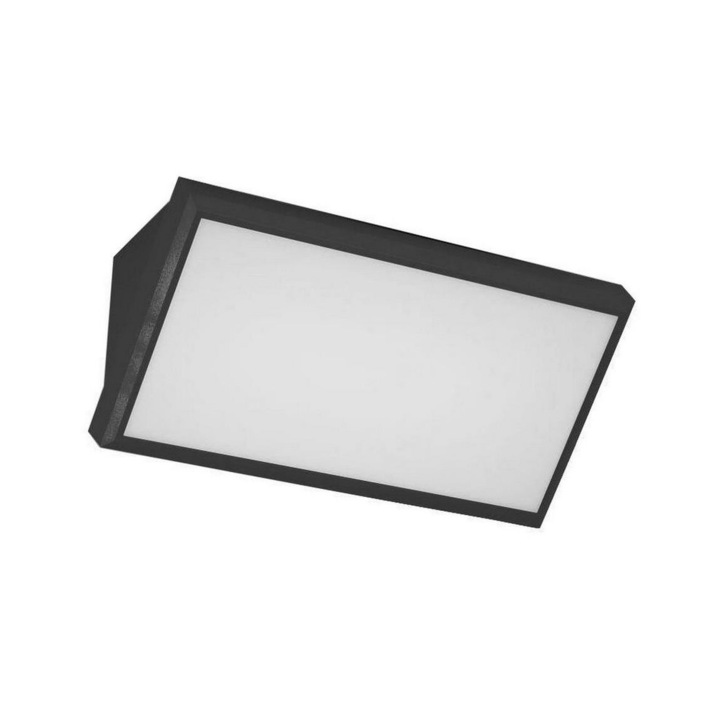 Aplica LED de exterior LED/12W/230V 3000K IP65 negru VT1199