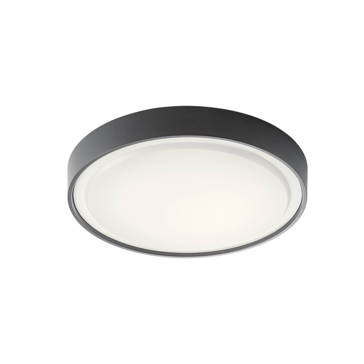 Plafoniera LED exterior Smarter, 18W, antracit, 4.3cm, IP65
