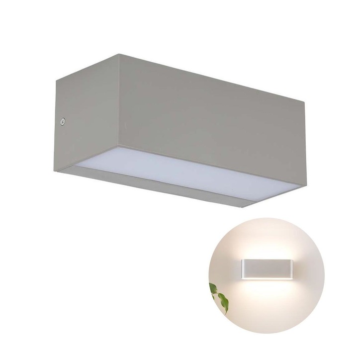 Aplica LED de exterior LED/12W/230V 3000K IP65 VT0946