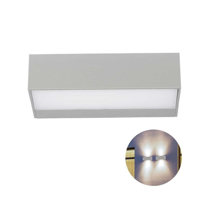 Aplica LED de exterior LED/9W/230V 6500K IP65 VT0945