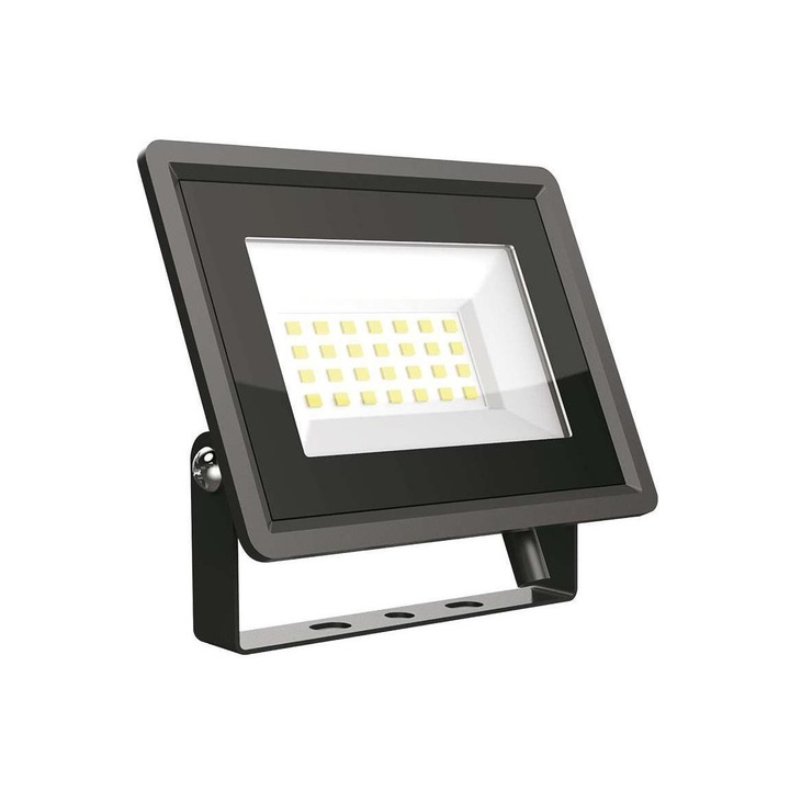 Proiector LED V-TAC, 20W, 6500K, IP65, Negru