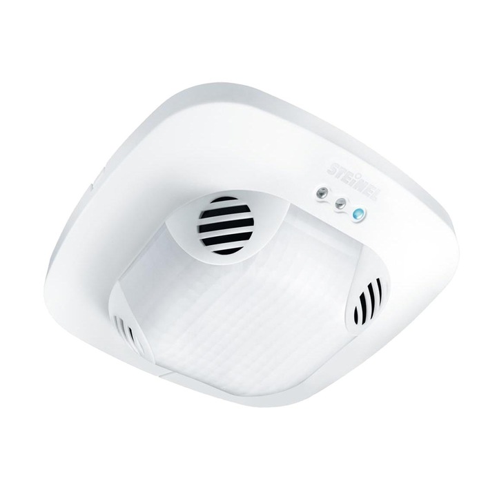 Senzor de miscare, STEINEL, Dualtech COM2, IP+US, Plastic, 12 x 12cm, Alb