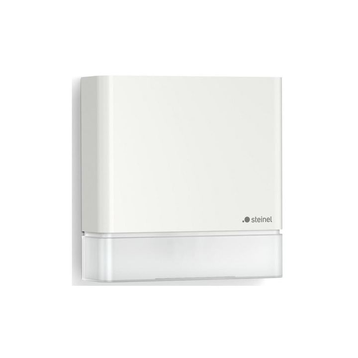 Senzor de miscare de exterior, Steinel, IS 180 DIGI BASIC, IP54, 8m, Plastic, Alb