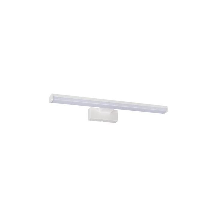 LED fali lámpa fürdőszobai tükörhöz, Kanlux, Fém/Műanyag, 8W/230V, IP44, Fehér