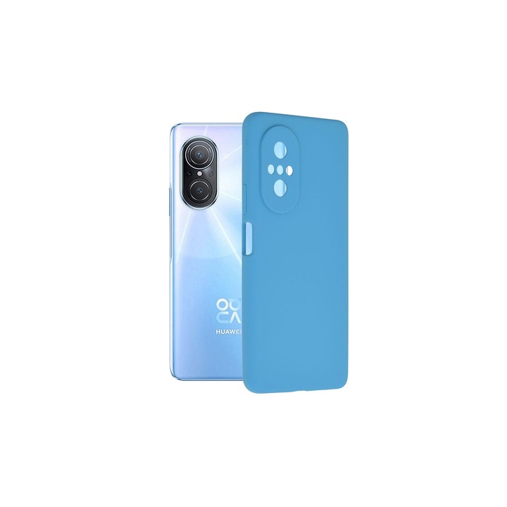 Tok Huawei nova 9 SE kompatibilis, Techsuit Soft Edge szilikon Blue Denim