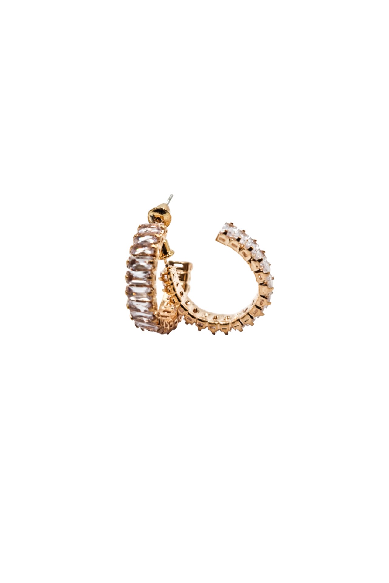 Cercei Hoop Argintii - Oțel Inoxidabil - Diametru 5 Cm main image 1