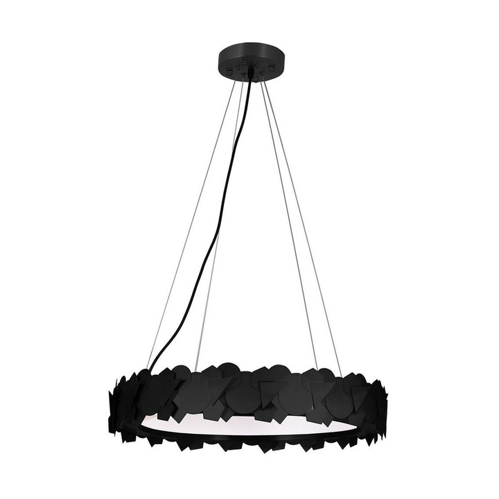 Полилей, Milagro, LED, Метал, Черен