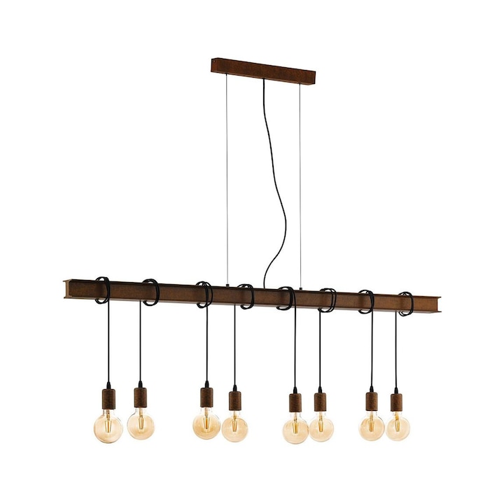 EGLO, 43524, TOWNSHEND 4, függeszték, E27, 8X60W, IP20