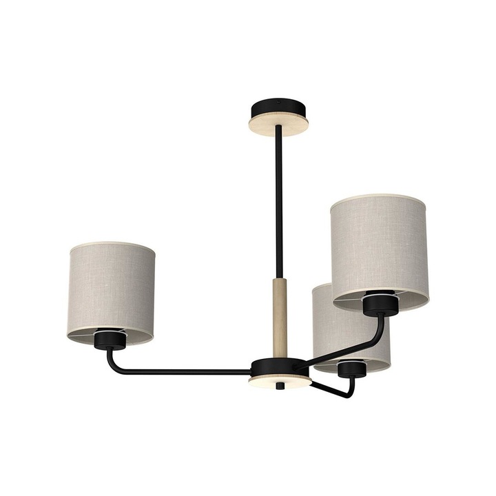 Lustra, Milagro, E27, Metal, Gri