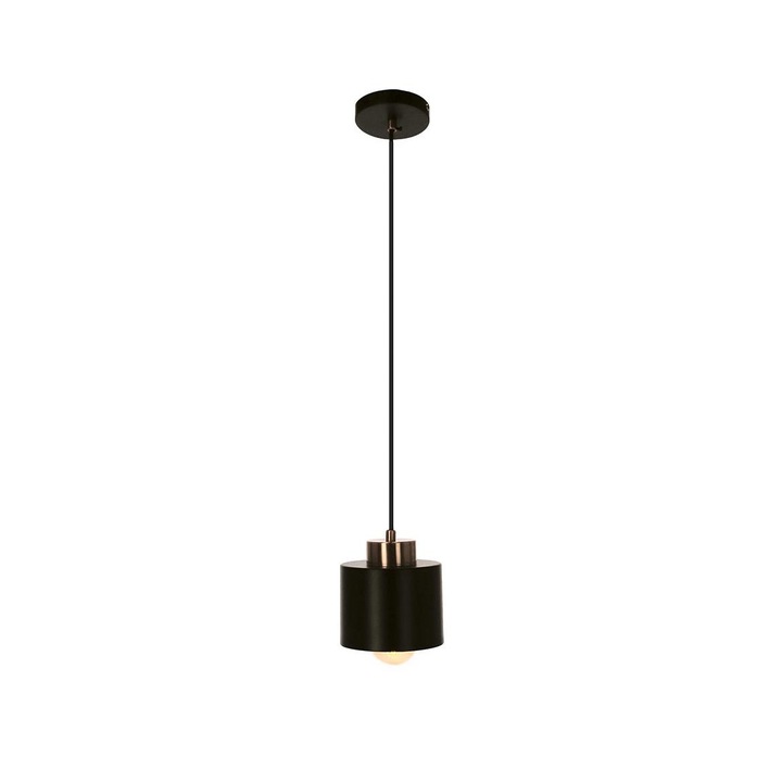 Lustra pe cablu, Candellux, 1xE27/60W/230V, negru/bronz, Metal