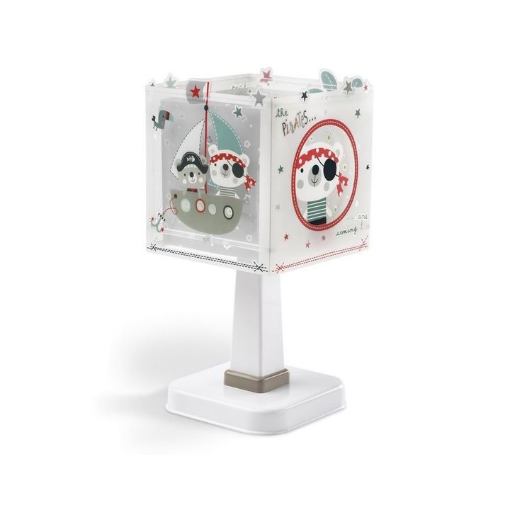 Veioza de masa copii, Dalber, Plastic, Multicolor, 29x14 cm