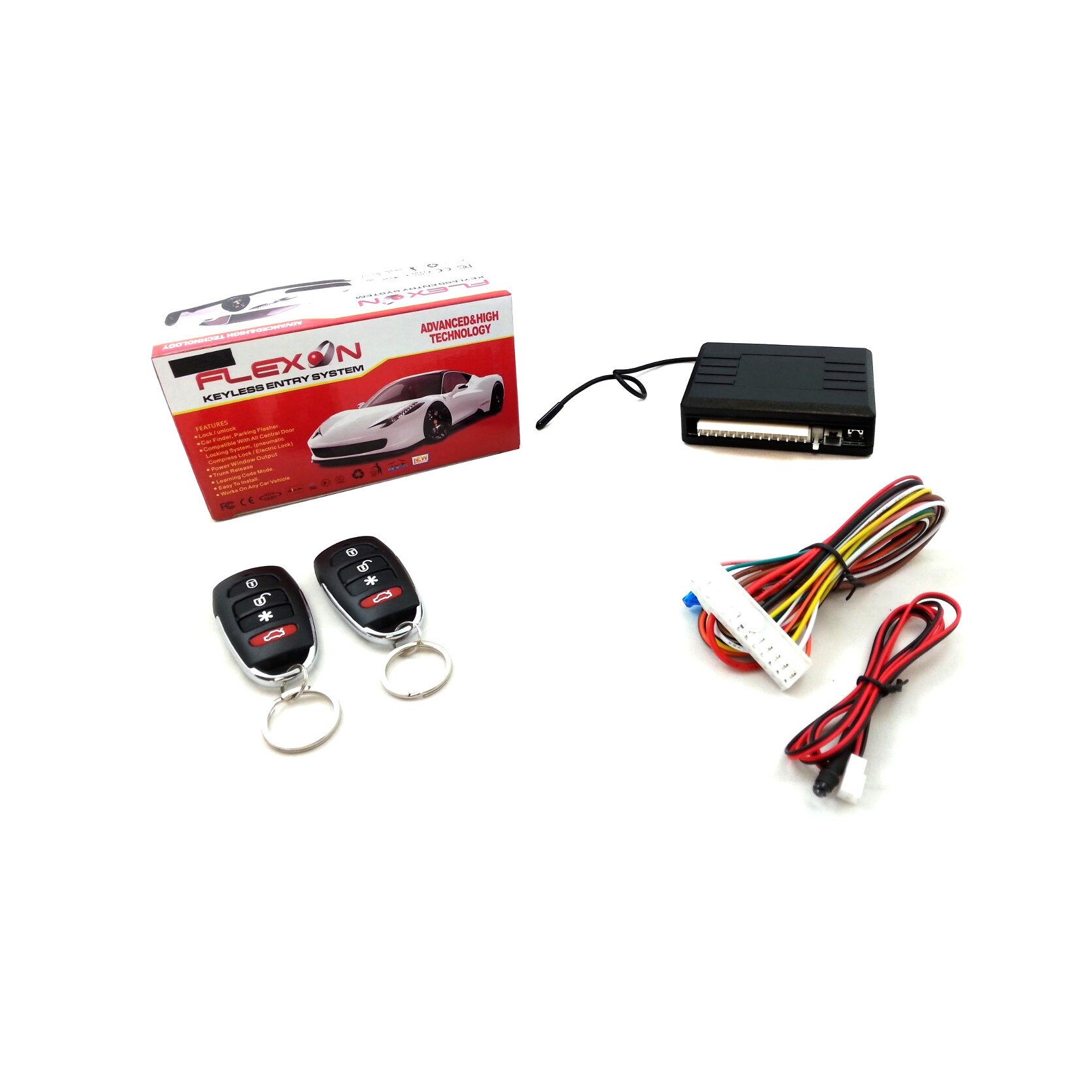 Modul inchidere centralizata Flexzon cu 2 telecomenzi cu functie, 229