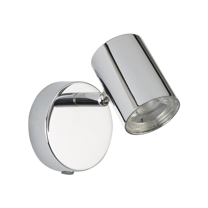 Spot de perete LED, Searchlight, 1xLED/4W/230V, crom