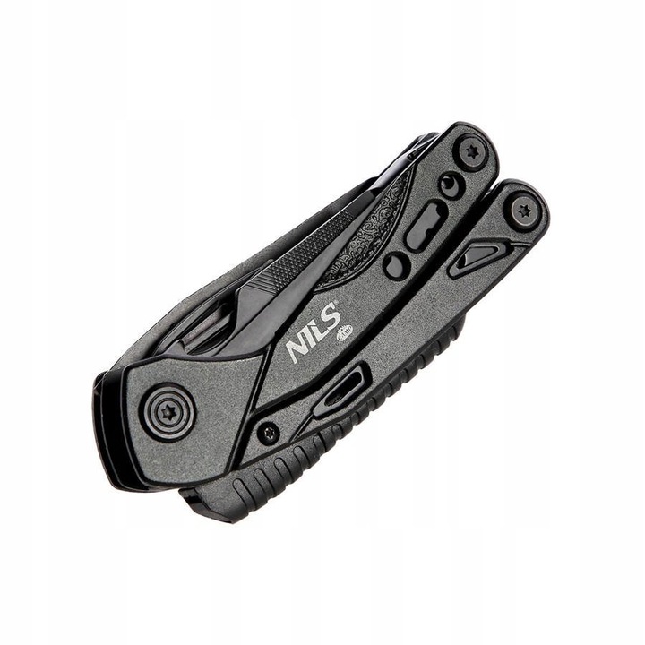 Cutit multifunctional, Nils, Inox, 10.6cm, Negru