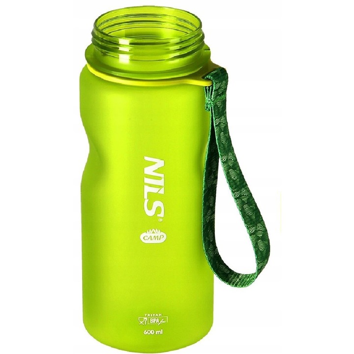 Спортна бутилка за вода, Nils, 600 мл, зелена