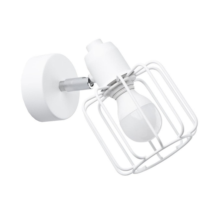 Spot de perete, Sollux, 1xE14/40W/230V, alb