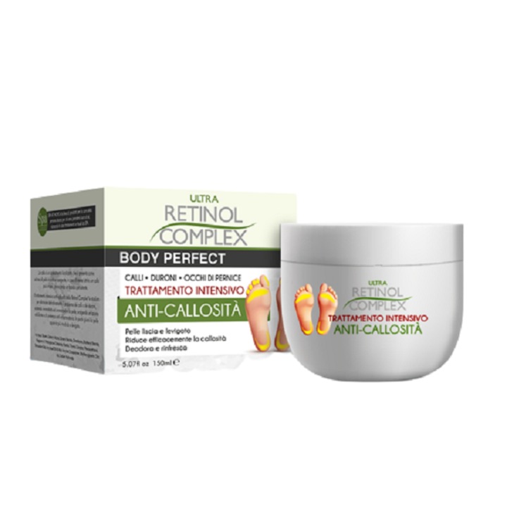 Intenzív kezelő krém tyúkszem és bőrkeményedés eltávolítására, Ultra Retinol Complex, 150 ml
