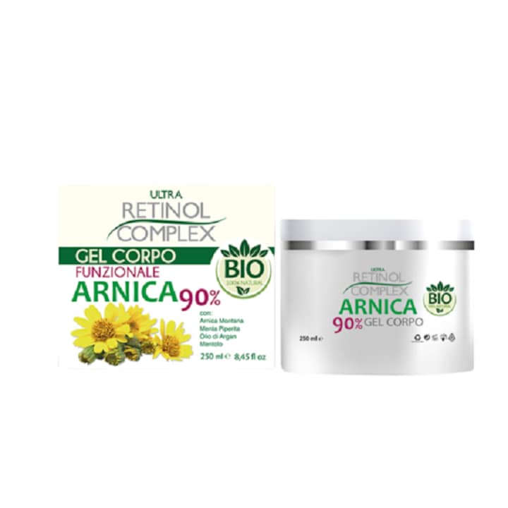 Gel bio concentrat de arnica 90%, pentru dureri musculare, Ultra Retinol Complex, 250 ml