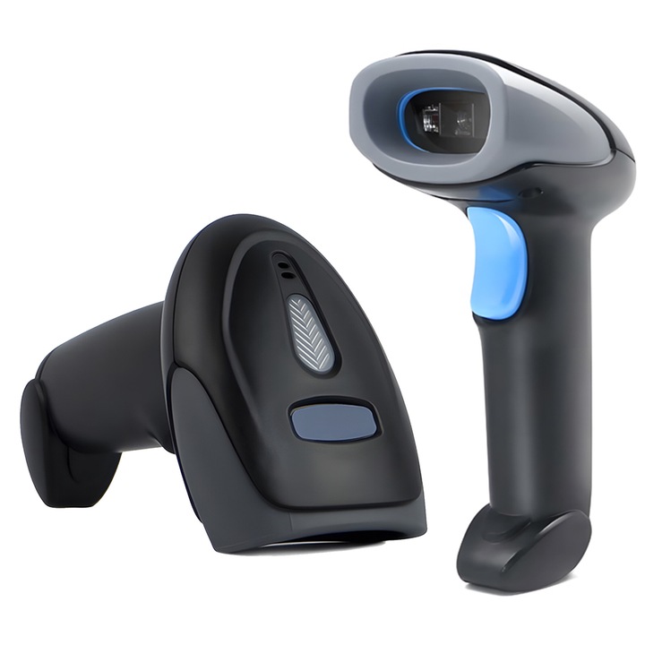 Scanner Wifi, QR, AZTEC si scaner de coduri de bare, memorie incorporata, scanare automata, multifunctional cu caracteristici avansate, senzor CMOS, wireless, comunicare radio, cu receptor micro USB, mod memorie, HDWR HD3900