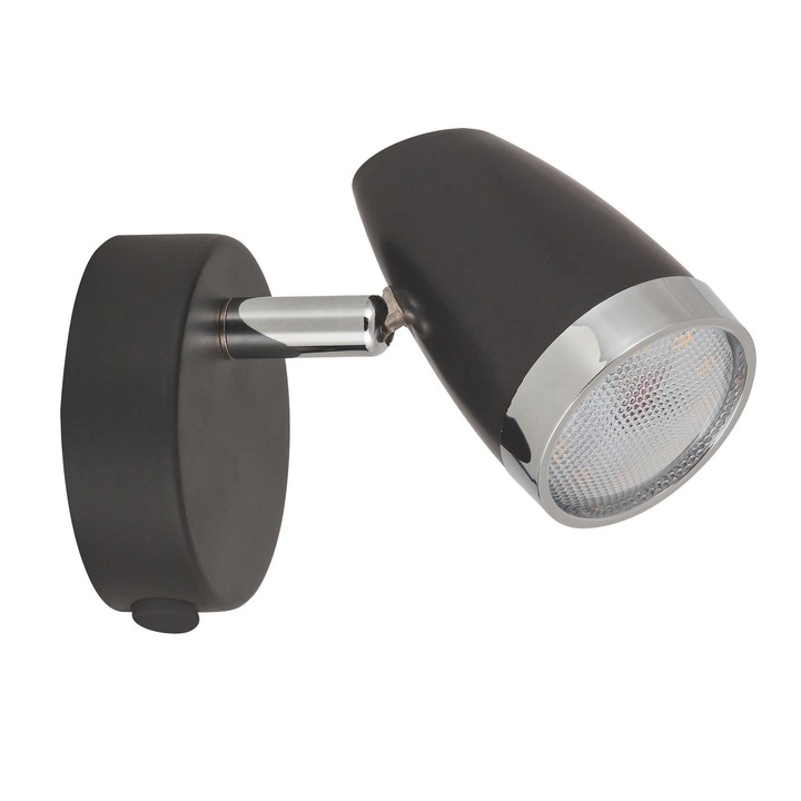 Спот Rabalux Karen ,1x4W LED , Тъмно сив/Хром