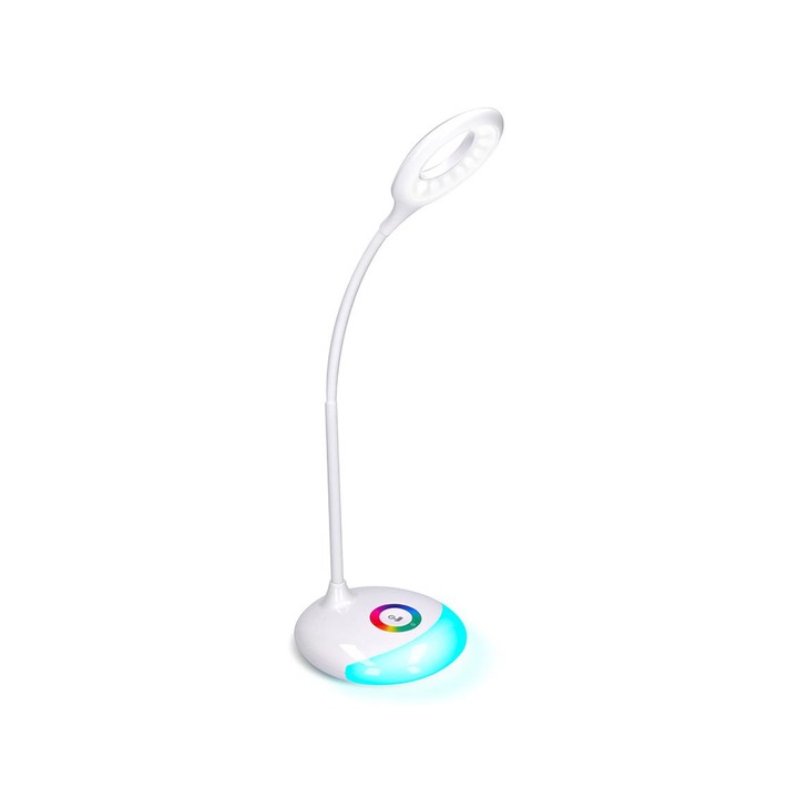 Lampa de masa, Solight, Plastic, Alb, 41x11.6 cm