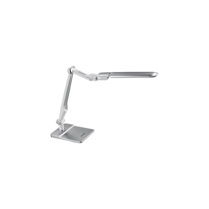 Lampa de masa cu LED, ecoLite, 10W/230V, Clasa energetica G, Gri