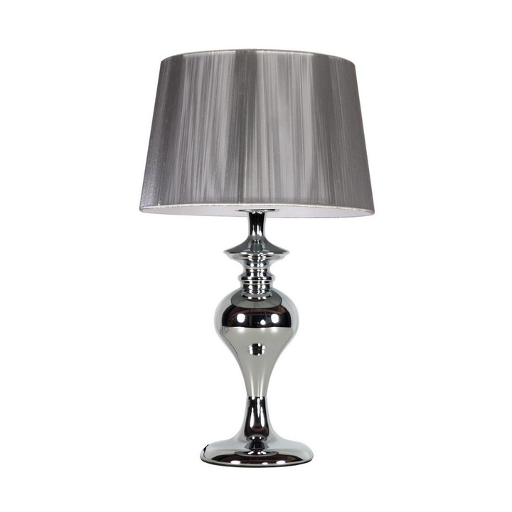 Lampa de masa, Candellux, E27/60W/230V, Argintiu