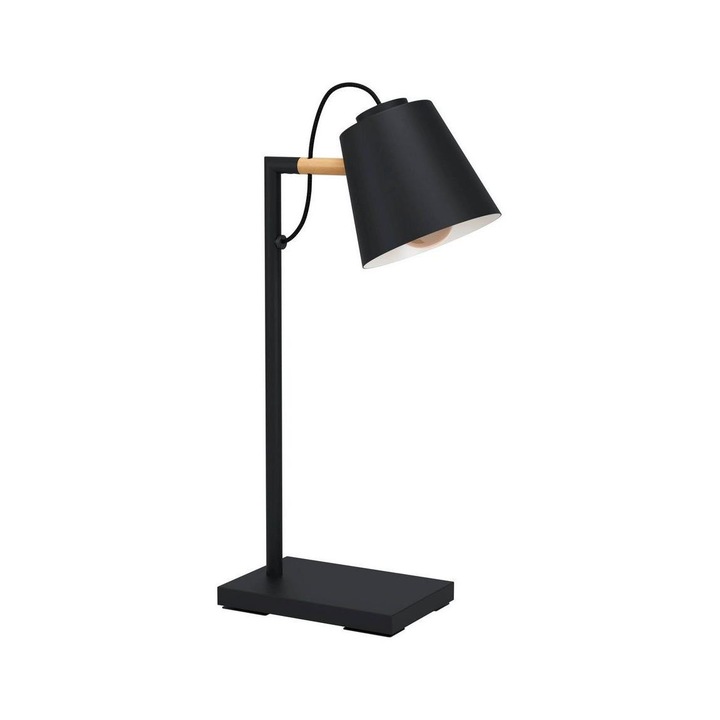 Lampa de masa, Eglo, E14/40W/230V, Negru