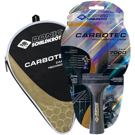 Paleta tenis de masa Donic Schildkrot CarboTec 7000 cu husa paleta inclusa