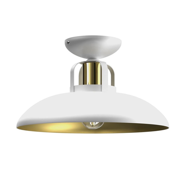 Lustra, Milagro, E27, Metal, Alb