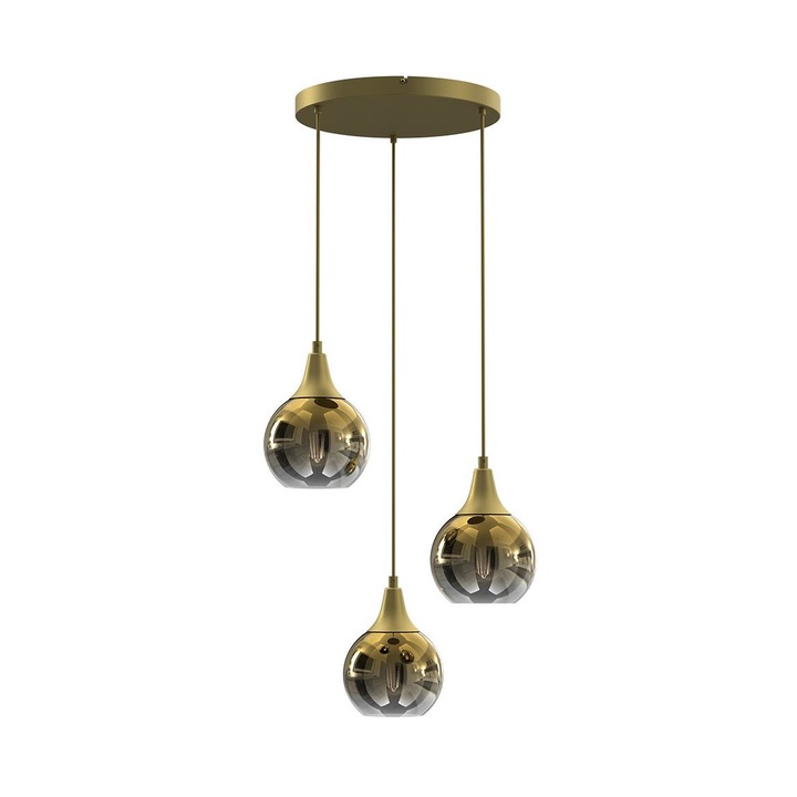 Lustra, Milagro, E27, Metal, Auriu