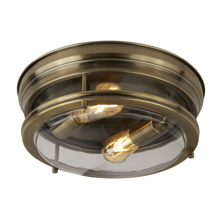 Plafoniera, Searchlight, 2xE27/40W/230V, bronz