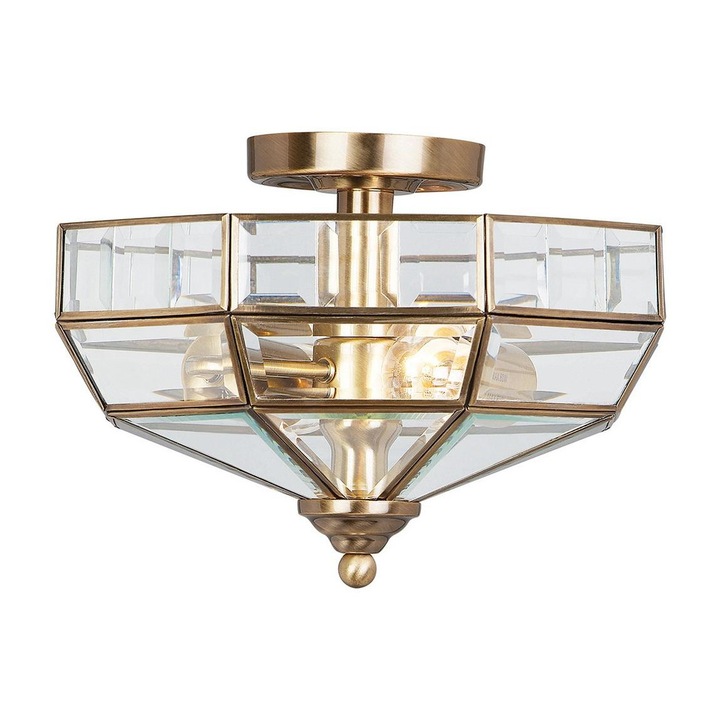 Plafoniera, OLD PARK, 2xE27/60W/230V, alama, Elstead