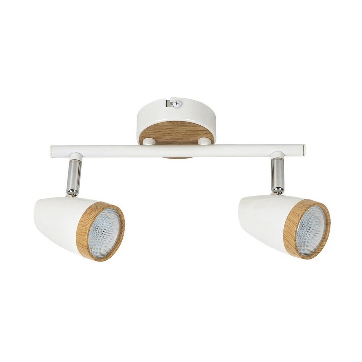 Rabalux LED прожектор KAREN Бял/Кафяв 2xLED 4W 15x25.5cm